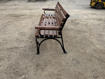 Скамейка Классика с подлокотником 2,0 м Усиленная