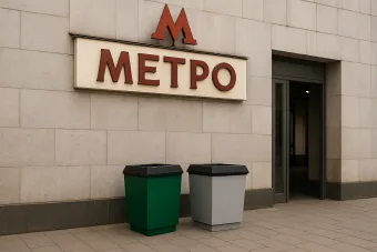 Урна уличная Метро